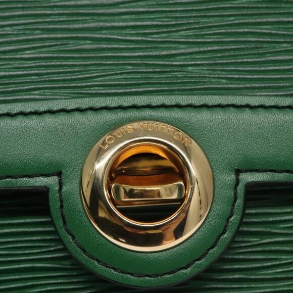 LOUIS VUITTON Epi Pochette Arche Shoulder Bag Green LV Auth - Picture 10 of 16